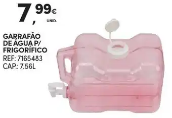 Continente Garrafão de Água P/ Frigorífico 7.56L promoção