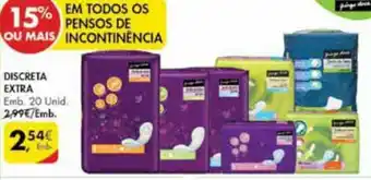 Pingo Doce Discreta Extra 20 unid promoção