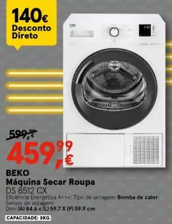 Worten Beko Máquina Secar Roupa promoção