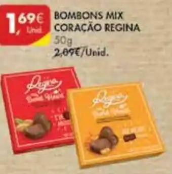 Pingo Doce Bombons Mix Coração Regina 50g promoção