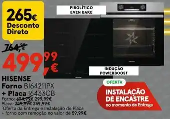 Hisense Forno +Placa