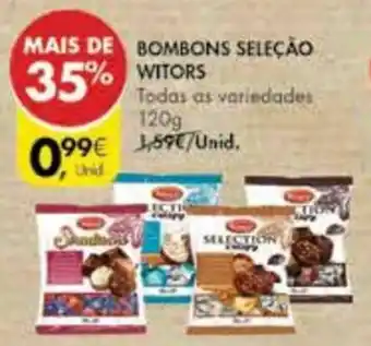 Pingo Doce Bombons Seleção Witors 120g promoção
