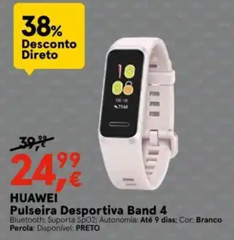 Worten Huawei Pulseira Desportiva Band 4 promoção