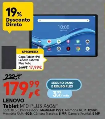 Worten Lenovo Tablete promoção