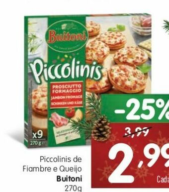 Minipreço Pizza buitoni promoção