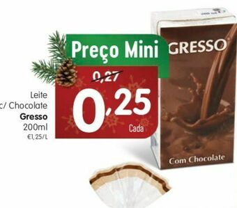 Minipreço Leite achocolatado gresso promoção