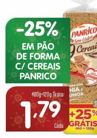 Minipreço Pão panrico promoção