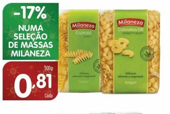 Minipreço Massas milaneza promoção