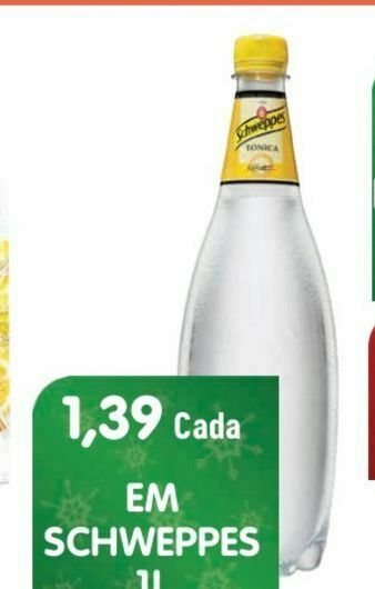 Minipreço Água tônica schweppes promoção