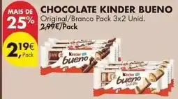 Pingo Doce Kinder - chocolate bueno promoção