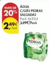 Pingo Doce Pedras salgadas - água c/gas pedras promoção