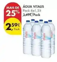 Pingo Doce Vitalis - água promoção