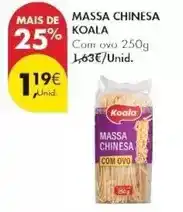 Pingo Doce Koala - massa chinesa promoção
