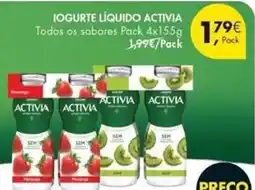 Pingo Doce Activia - iogurte liquido promoção