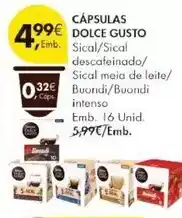 Pingo Doce Dolce gusto - cápsulas promoção