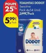 Pingo Doce Dodot - toalhitas promoção