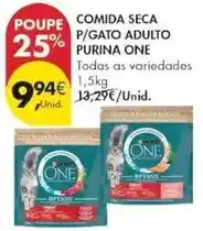 Pingo Doce Purinaone - comida seca p/gato adulto promoção