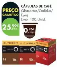 Pingo Doce Delta - cápsulas de café promoção