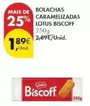 Pingo Doce Lotus - bolachas caramelizadas biscoff promoção