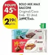 Pingo Doce Balconi - bolo mix max promoção