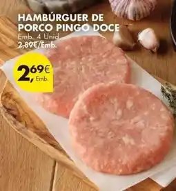 Pingo Doce Pingo doce - hamburguer de porco promoção