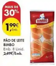 Bimbo - pão de leite