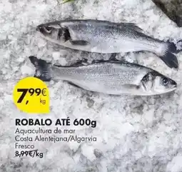 Pingo Doce Aquacultura - robalo até 600g promoção