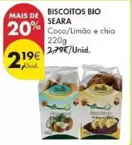 Pingo Doce Bio - biscoitos bio promoção