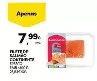 Continente Continente - filete de salmão promoção