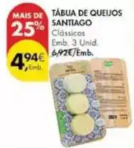 Pingo Doce Santiago - tábua de queijos promoção
