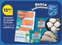 Pingo Doce Iglo - tranches de salmao promoção