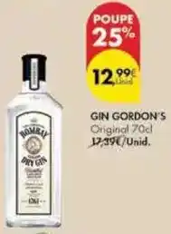 Pingo Doce Gordon's - gin promoção