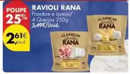 Pingo Doce Rana - ravioli promoção