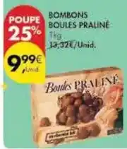 Pingo Doce Bombons boules praline promoção