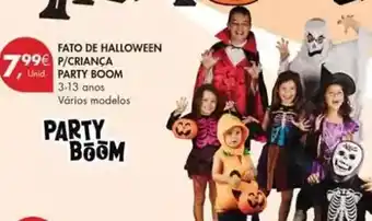 Pingo Doce Fato de halloween p/crianca party boom promoção