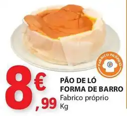 E.Leclerc Pão de ló forma de barro promoção