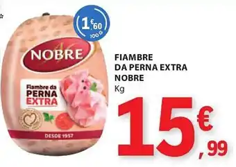 E.Leclerc Fiambre da perna extra nobre promoção