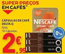 E.Leclerc Cápsulas de café delta q promoção