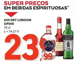 E.Leclerc Gin dry london opihr promoção