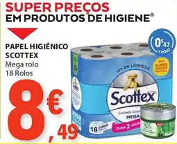 E.Leclerc Papel higiénico scottex promoção