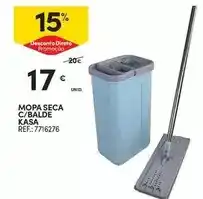 Continente Kasa - mopa seca c/balde promoção