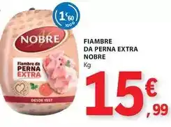 E.Leclerc Nobre - fiambre da perna extra promoção