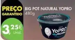 Pingo Doce Yopro - big pot natural promoção