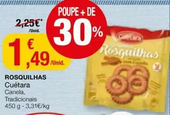 Intermarché Rosquilhas Cuétara 450g promoção