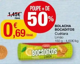 Intermarché Bolacha Bocaditos Cuétara 150g promoção