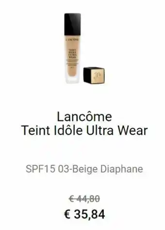 Lancôme Teint Idôle Ultra Wear SPF15 03-Beige Diaphane