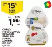 Continente Matinal - queijo fresco longa duração regular/ magro promoção