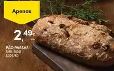 Continente Pao passas promoção