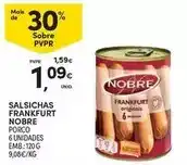 Continente Nobre - salsichas frankfurt promoção