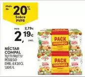 Continente Compal - néctar promoção